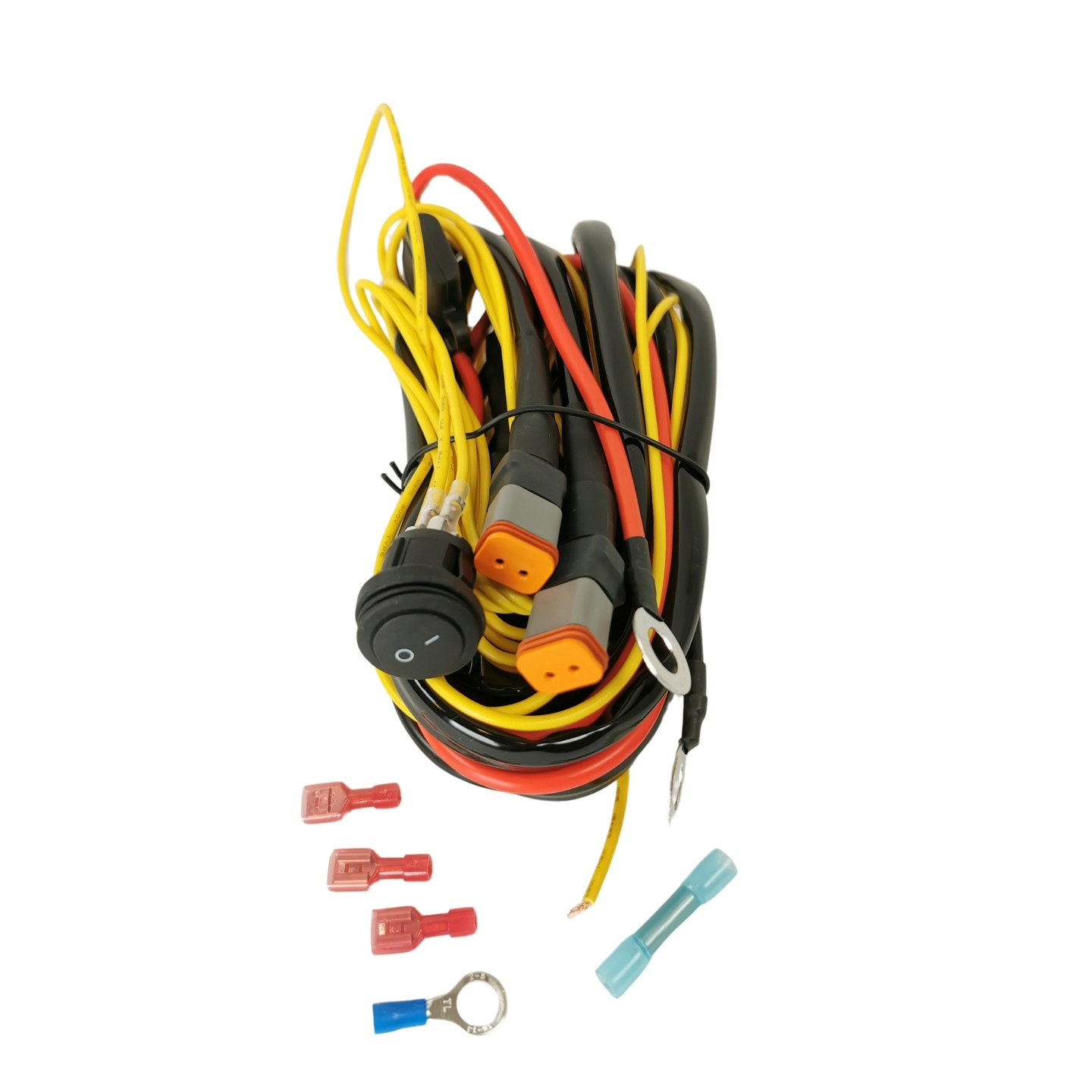 Koblingssett for kraftige ekstralys 12v 40A - Med 2x DT utgang