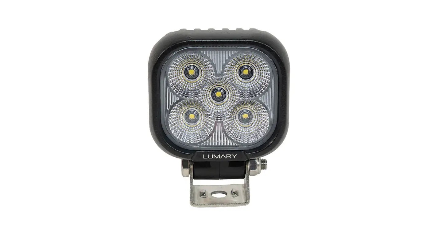 Lumary Rotate 50watt arbeidslys - varm/kald hvit