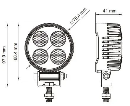 Lumary MINI 24watt Rund arbeidslys