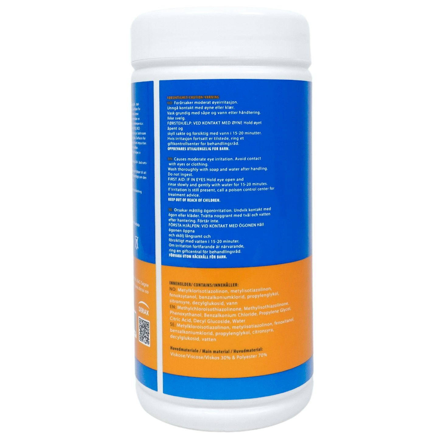 Derax wipes for glass og vindu