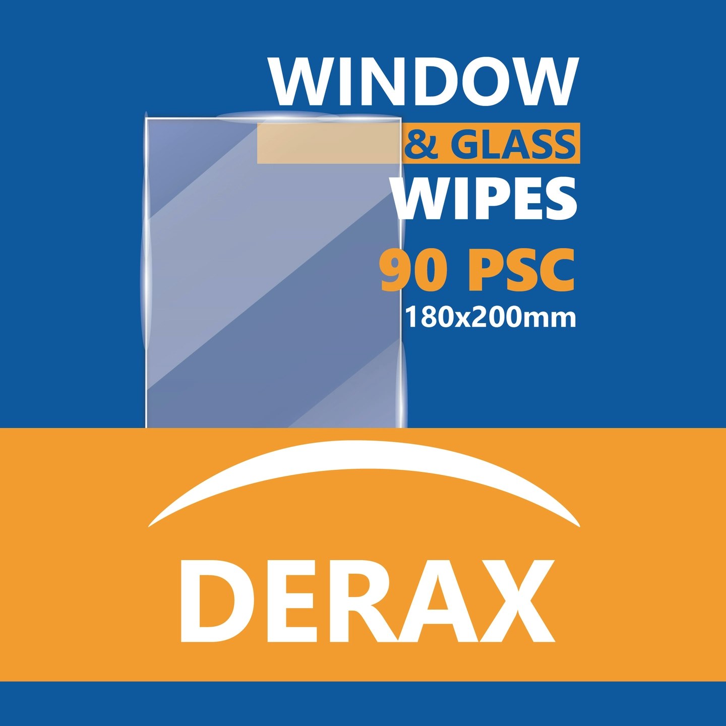 Derax wipes for glass og vindu