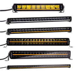 Lumary Vixen ekstralys LEDbars med Boost og parklys, Rett/Kurvet og flere lengder
