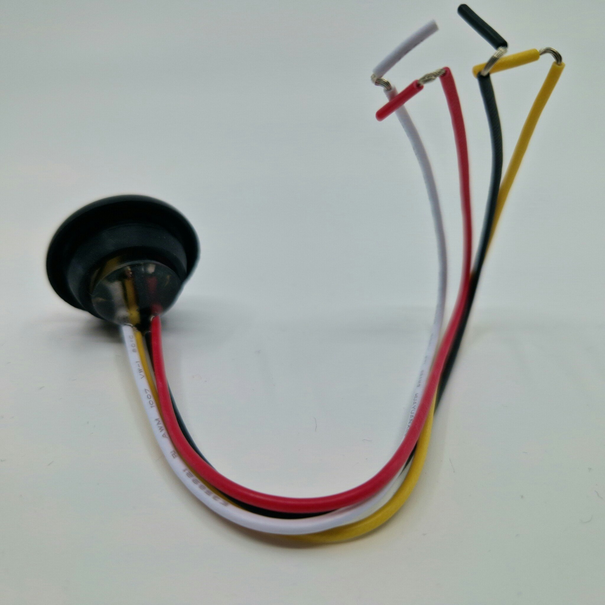 1LED Sotet 3-fargers markeringslys 12/24v 19mm- E-godkjent
