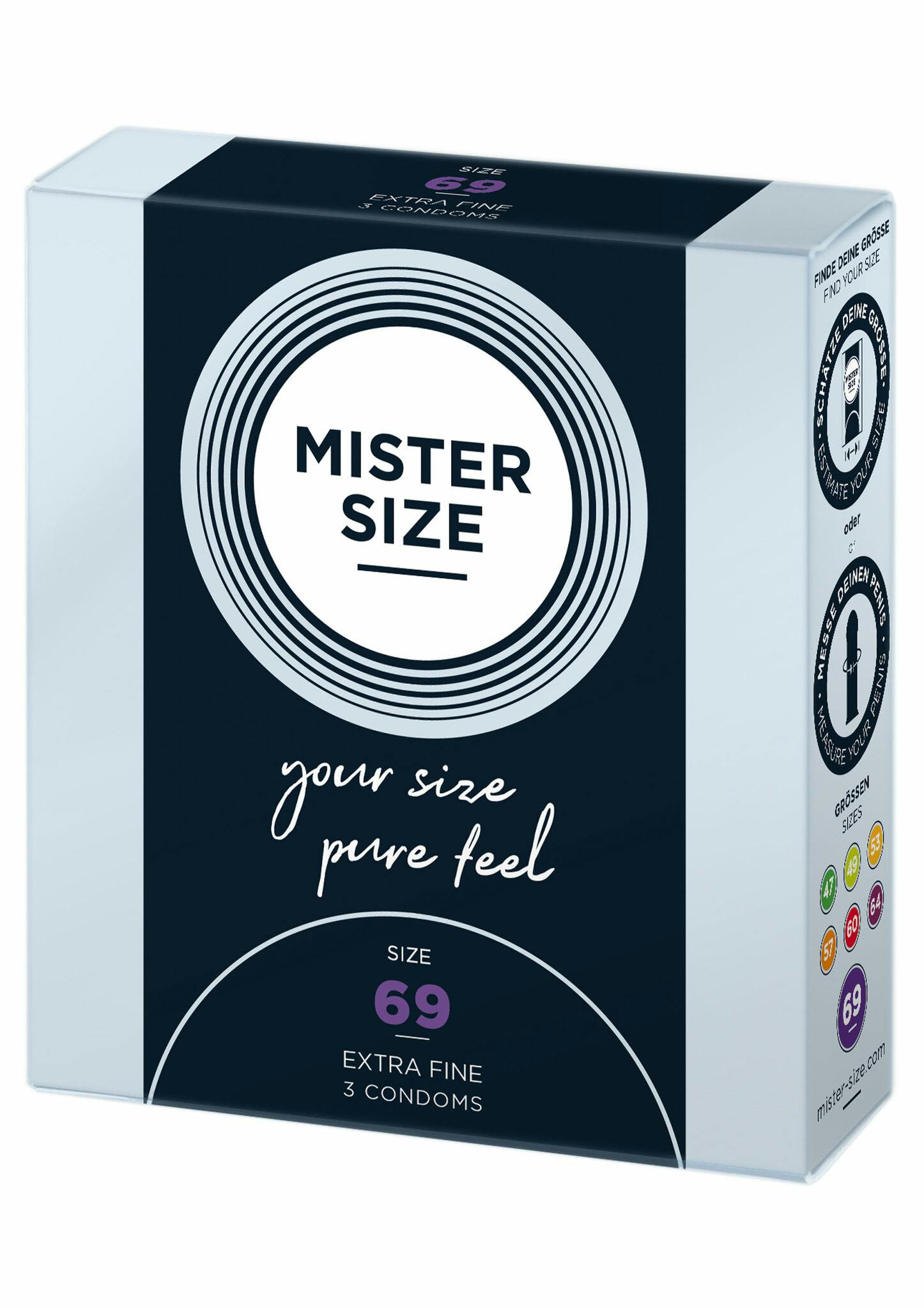 Mister Size Kondomer 69 mm 3 stk