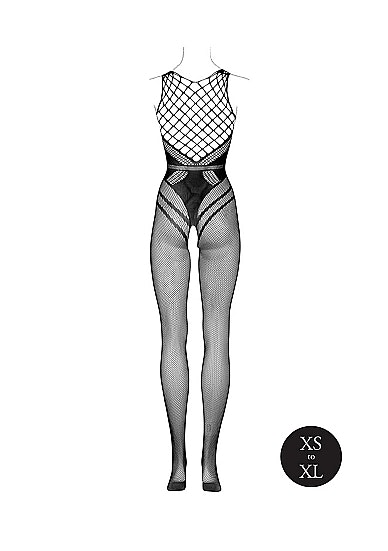 Bodystocking with Accentuated Lines - One Size