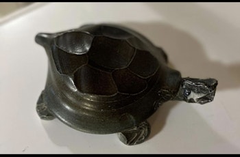 Skildpadde i keramik