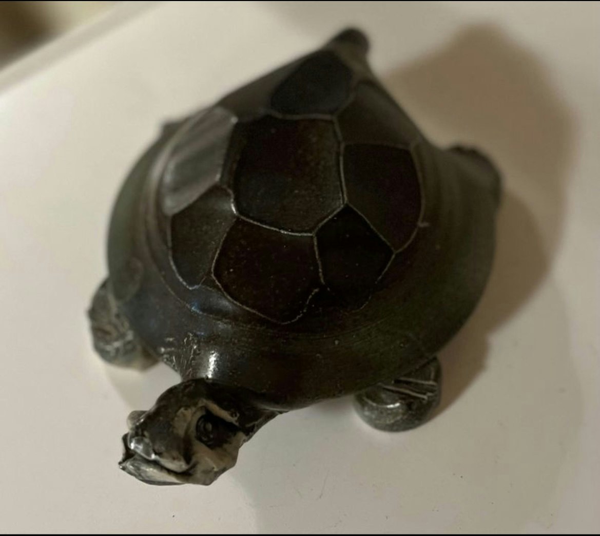 Skildpadde i keramik