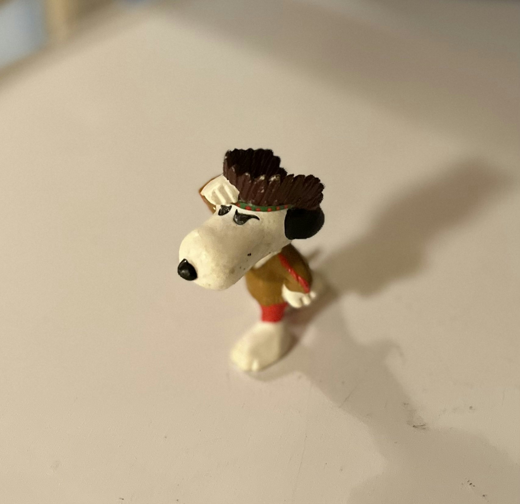 Snoopy indianer figur