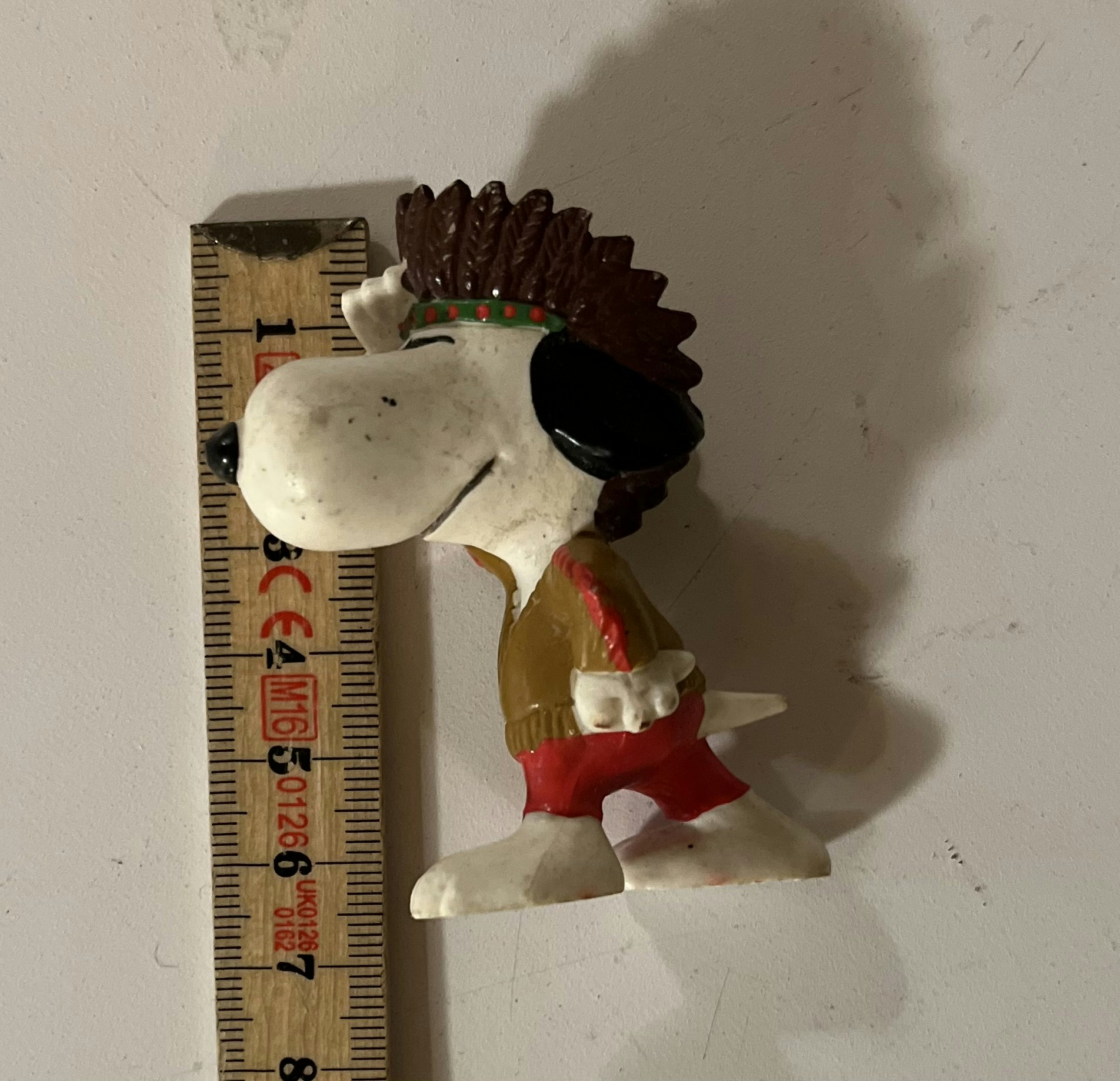 Snoopy indianer figur