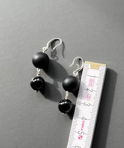 Sorte kugler - 4 cm
