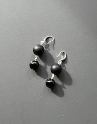 Sorte kugler - 4 cm