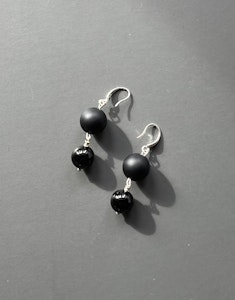 Sorte kugler - 4 cm