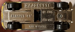 Majorette Renault 4 l no. 230