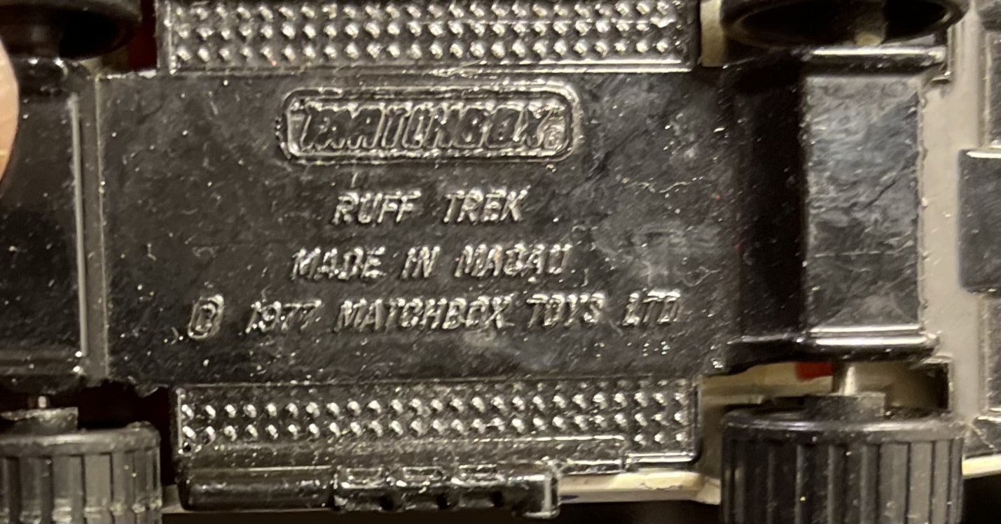 Matchbox Ruff Trek 1977