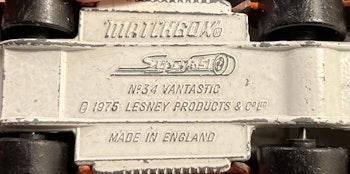 Matchbox no 34 vantastic 1975