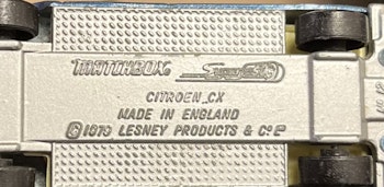 Matchbox Citroen CX 1979