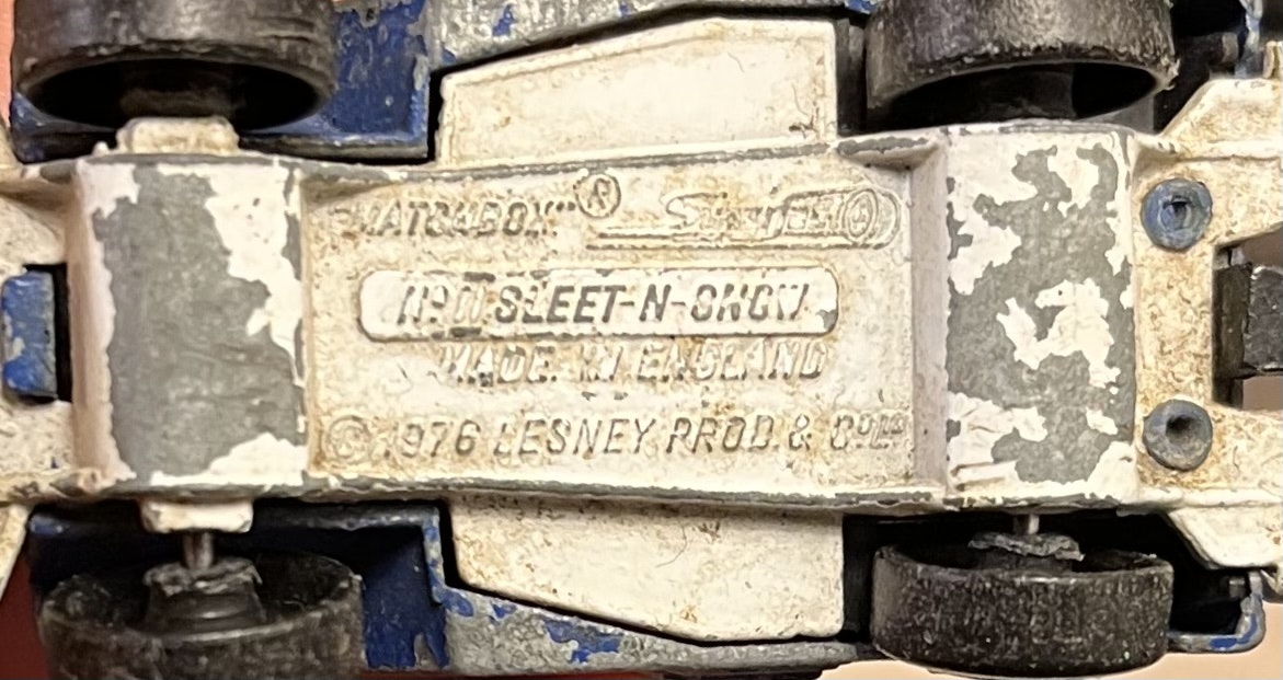Matchbox u s 1976