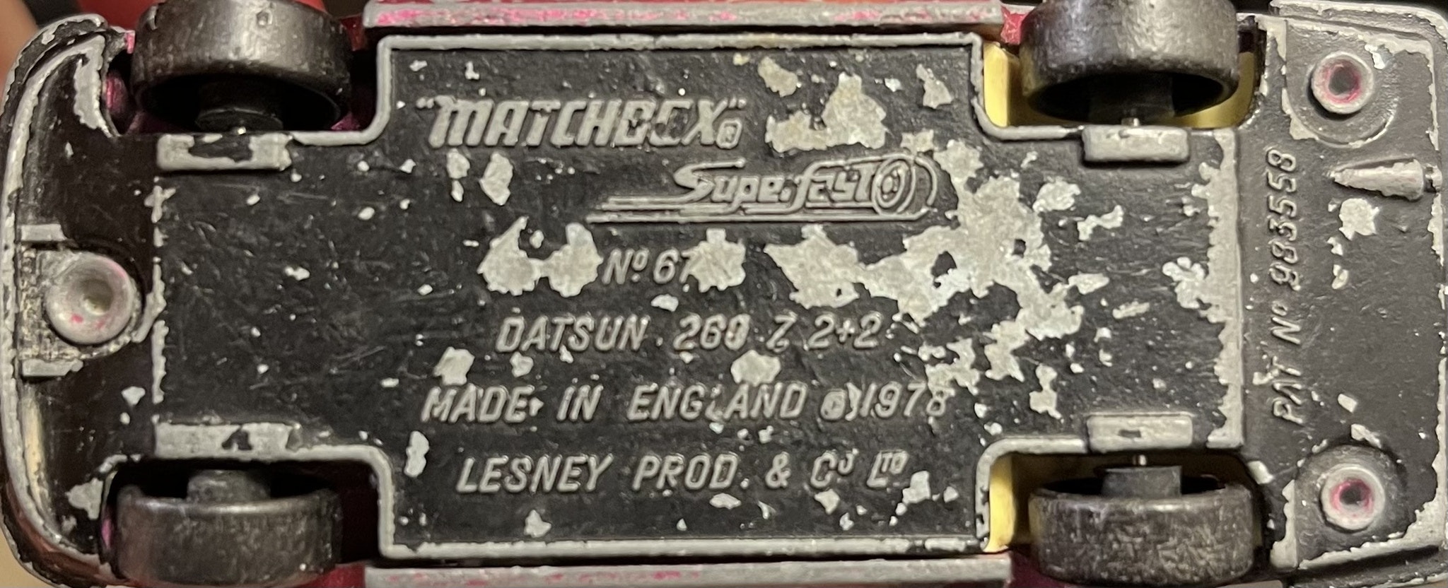 Matchbox Datsun 260 no 67 1978