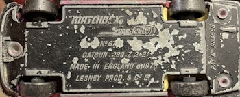 Matchbox Datsun 260 no 67 1978