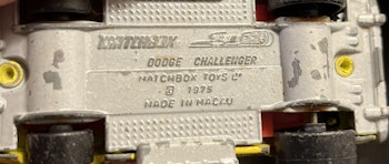 Matchbox Doodge Challenger 1975