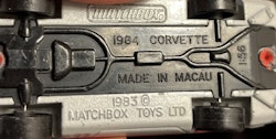 Matchbox 1984 Corvette