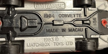 Matchbox 1984 Corvette