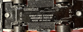 Matchbox Chevy Pro Stocker 1980