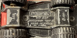 Matchbox 4x4 jeep 1981