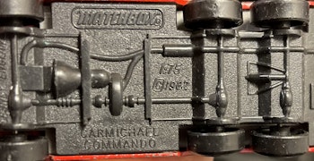 Matchbox 1982 Carmichael Commando