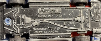 Matchbox Mazda RX7 1982