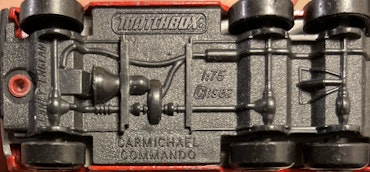 Matchbox 1982 Carmichael Commando - Fire