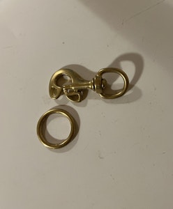 Karabinhage i messing