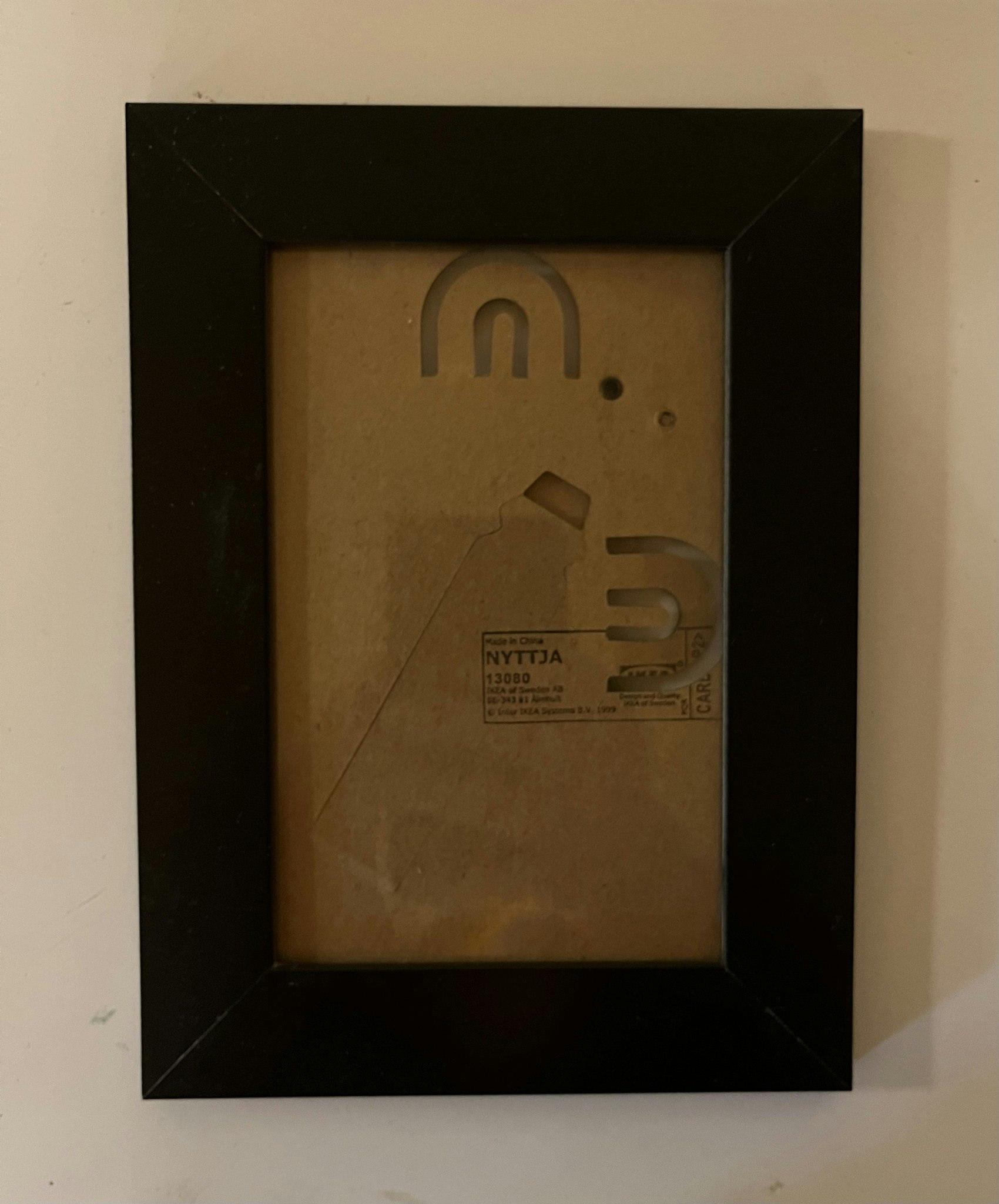 Fotoramme sort kant - 10x15