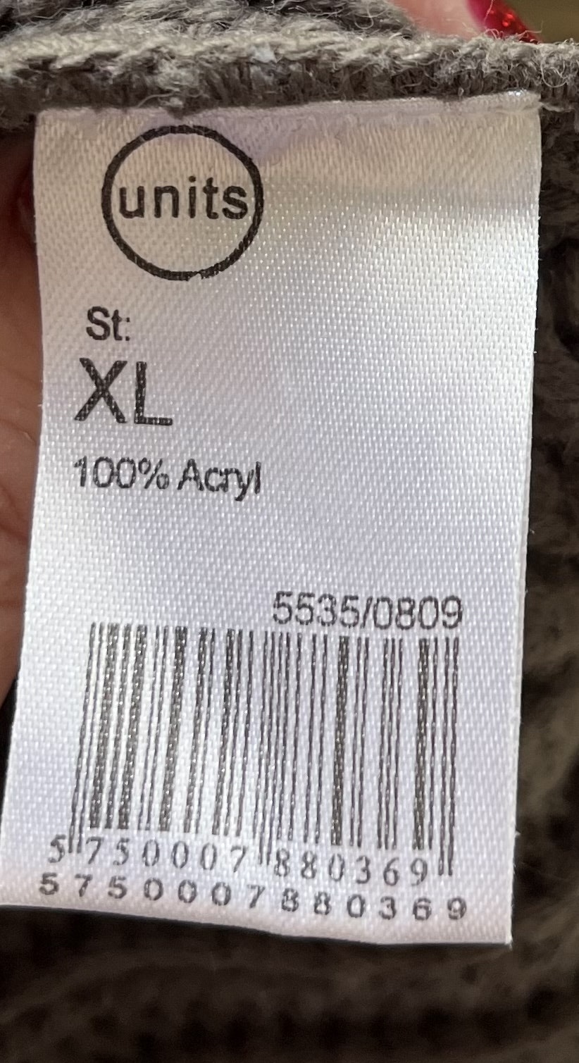 Trøje i Strik - Units - str. XL