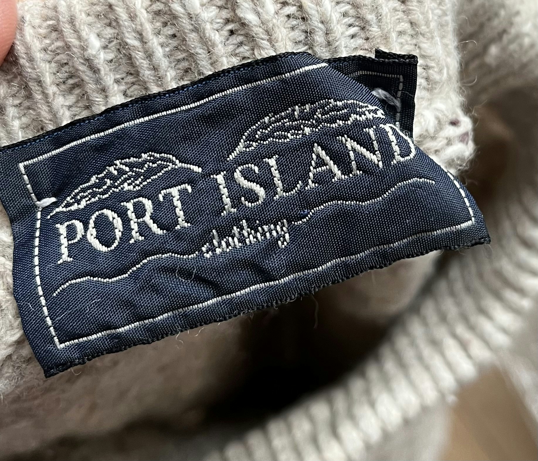 Trøje i Strik - Port Island - str. XL