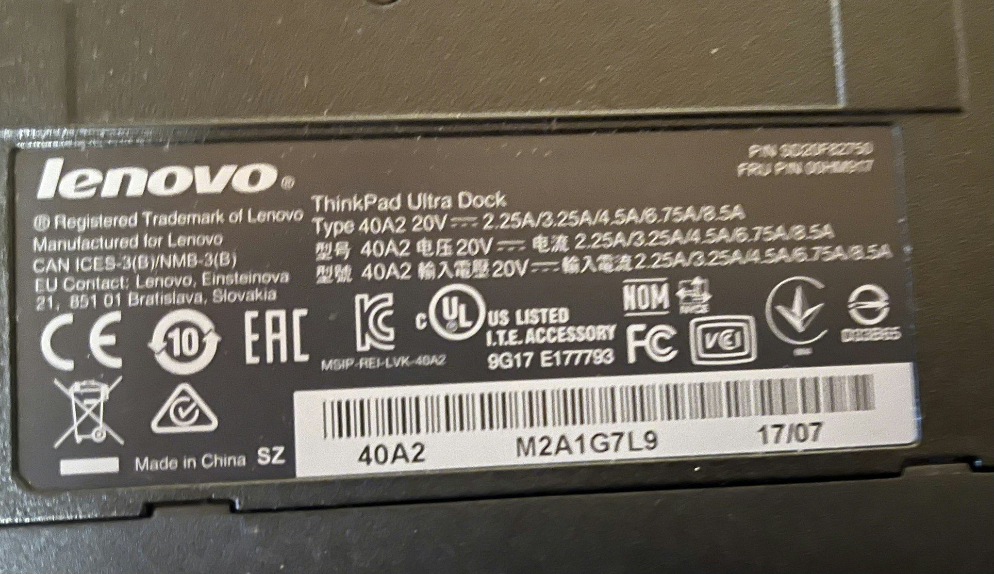 Lenovo Docking station