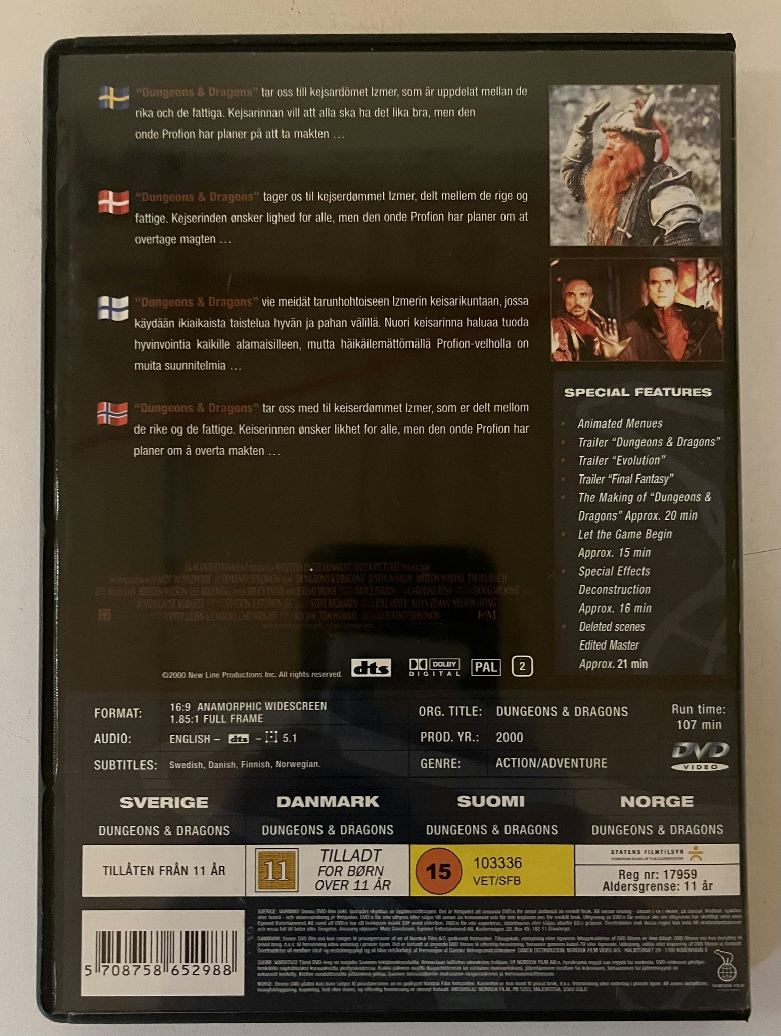 DVD - Dungeons & Dragons