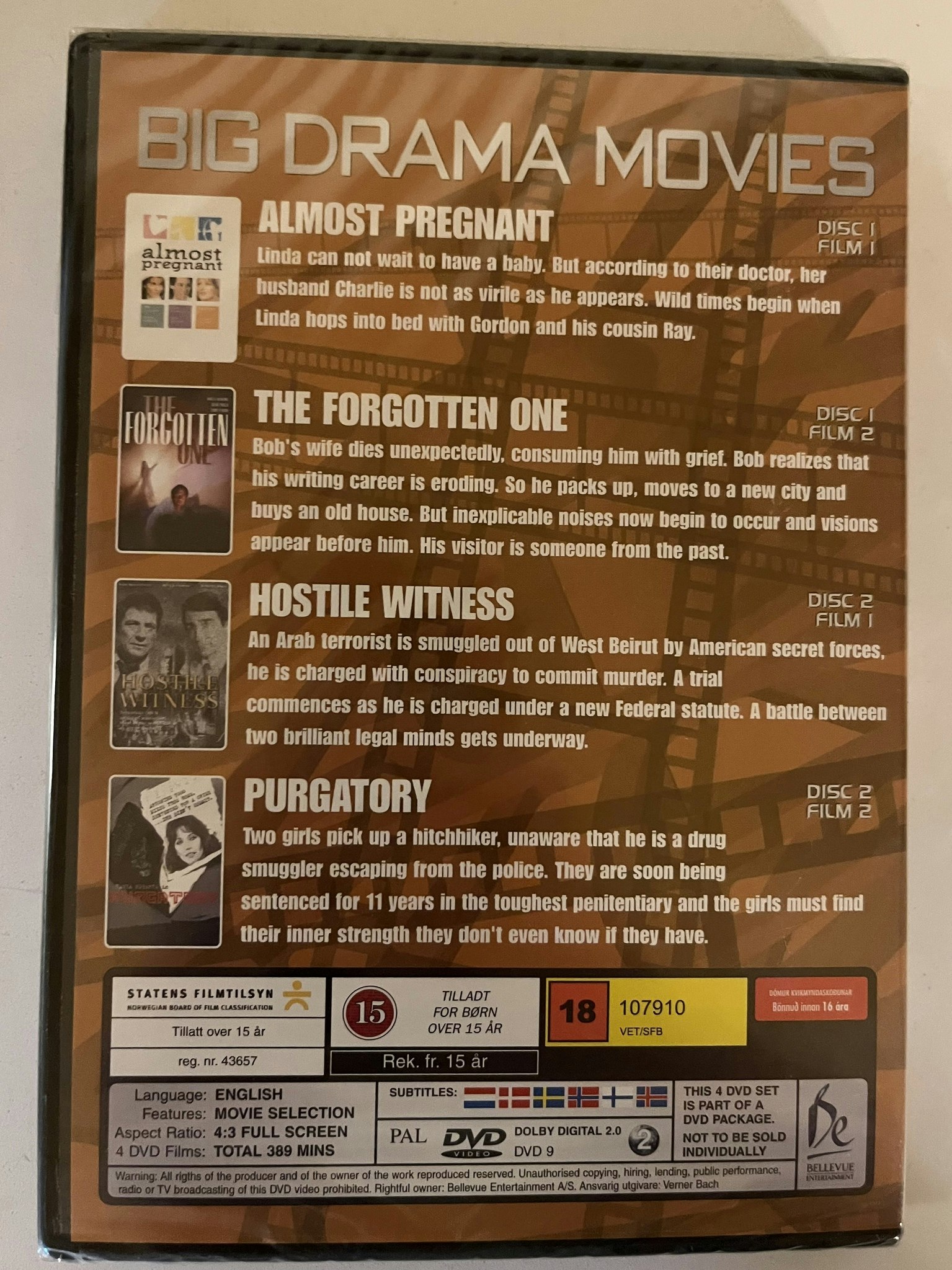 DVD - Big Drama Movies - 4 film