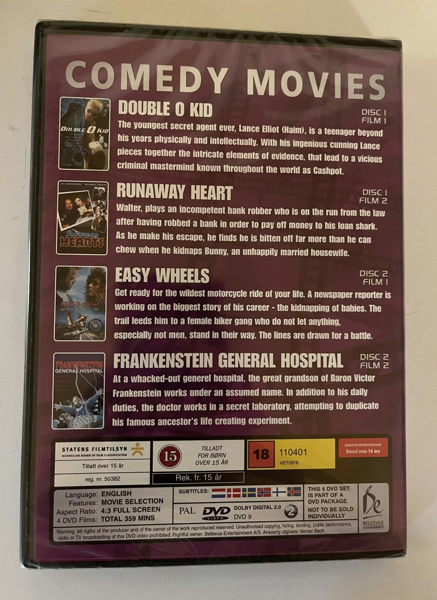 DVD - Comedy Movies - 4 Film