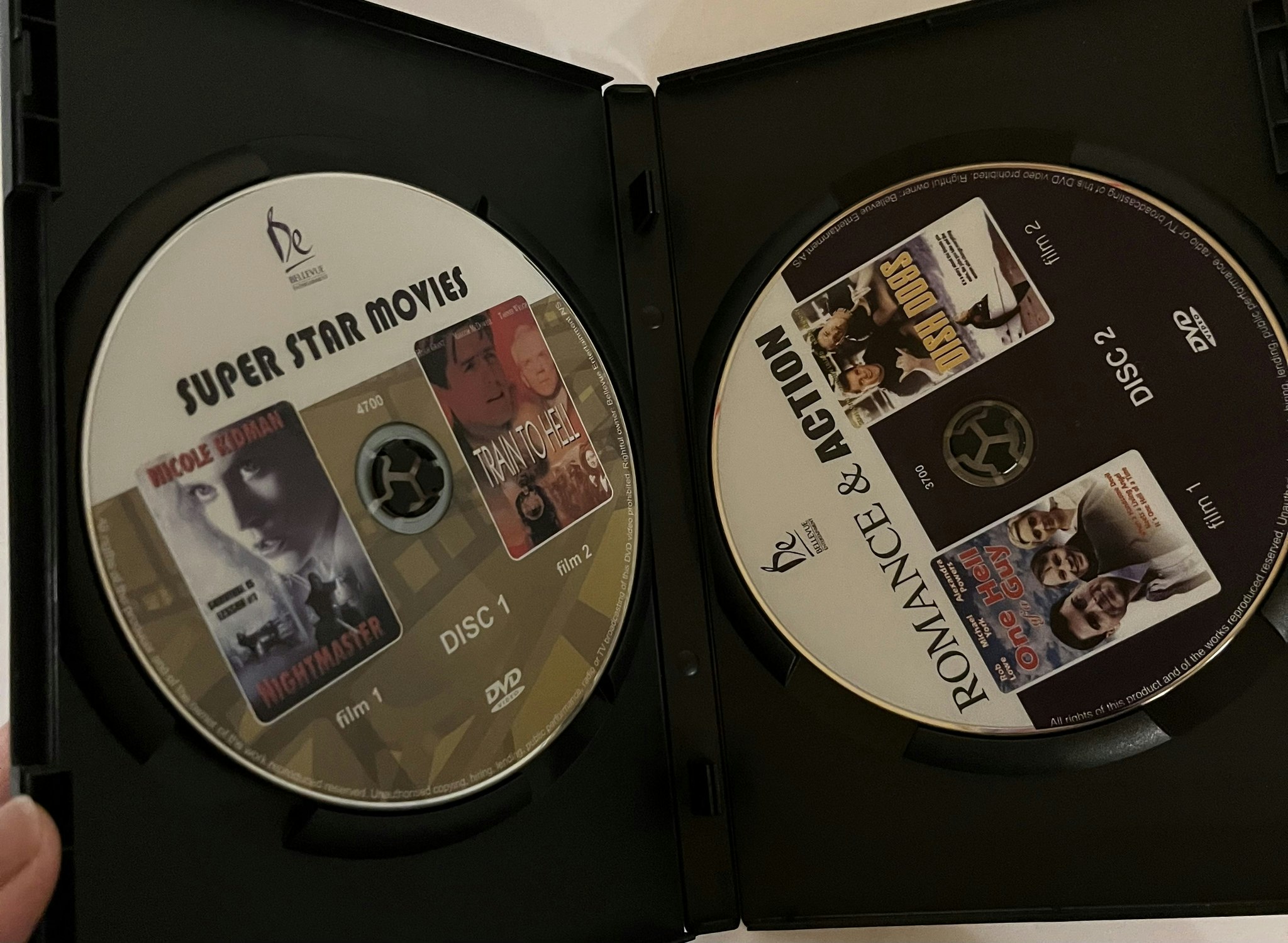 DVD - Romance & Action - 4 film