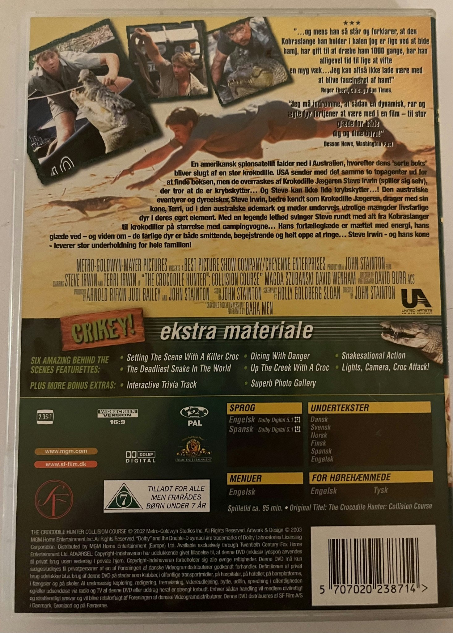 DVD - Krokodille Jægeren