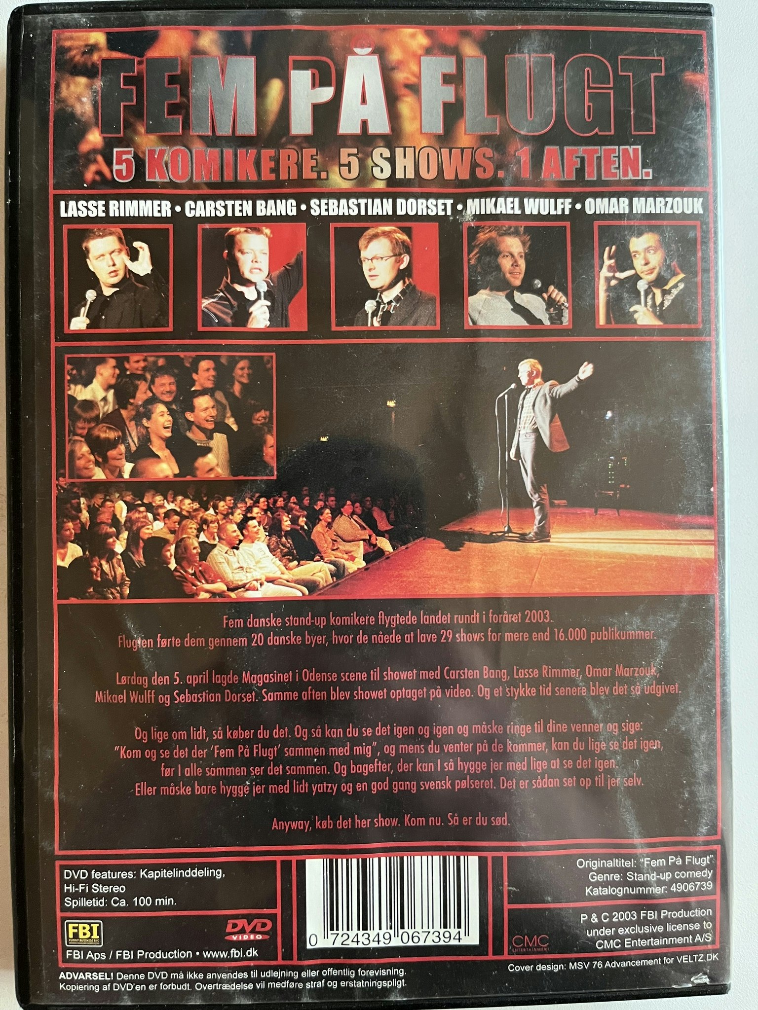 DVD - Fem på flugt