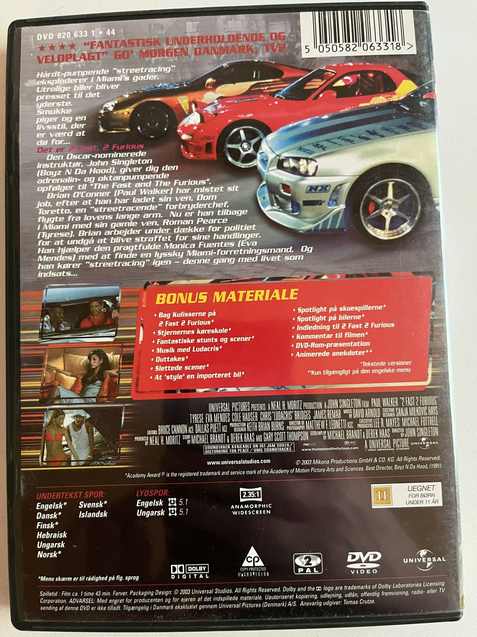 DVD - 2 Fast 2 Furious