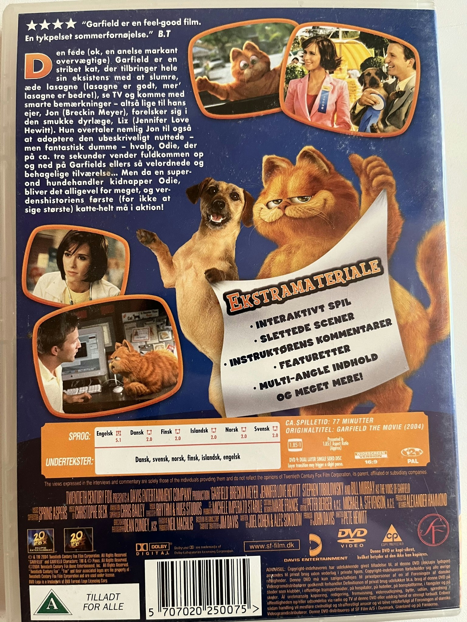 DVD - Garfield the Movie
