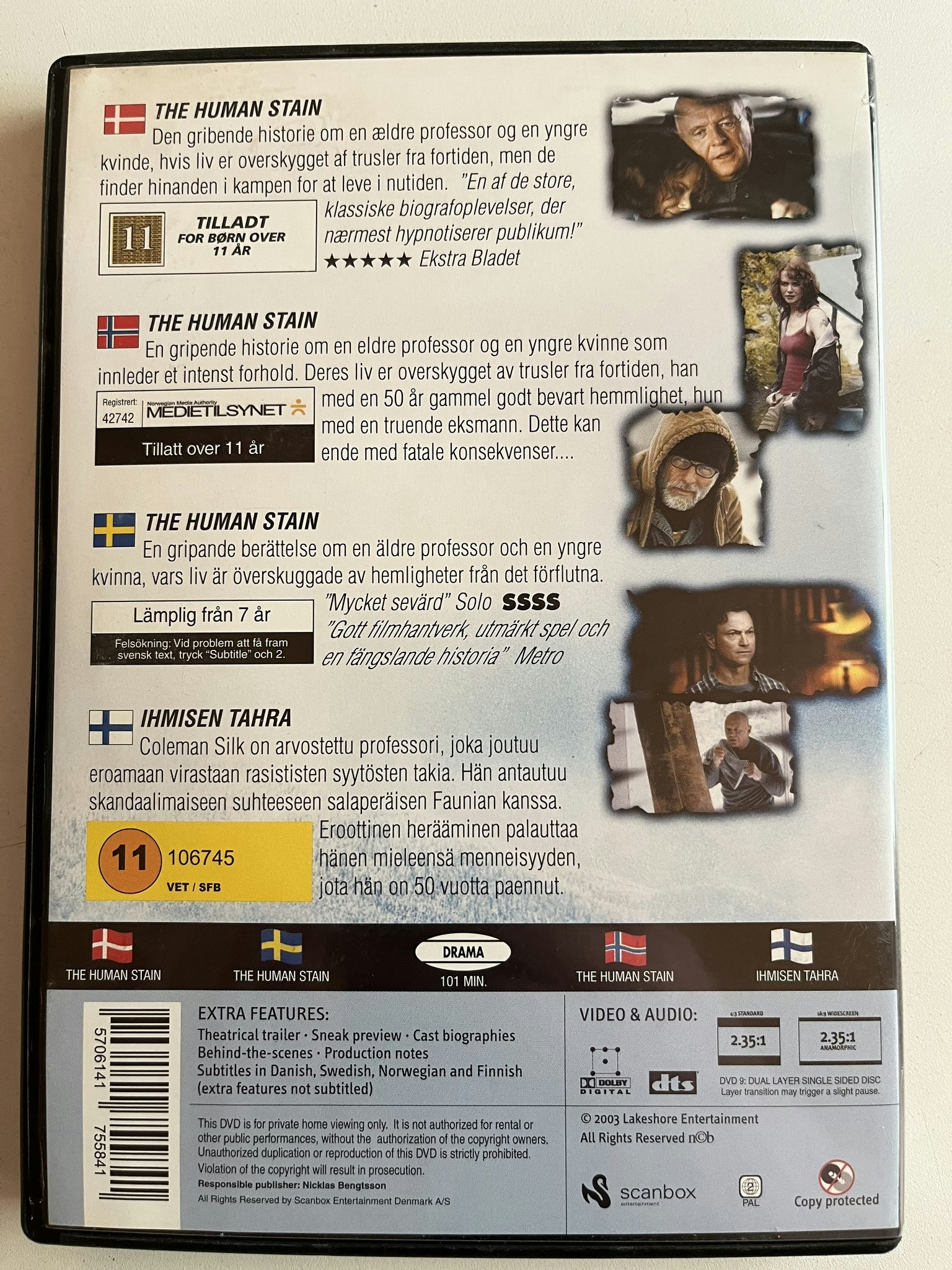 DVD - The Human Stain
