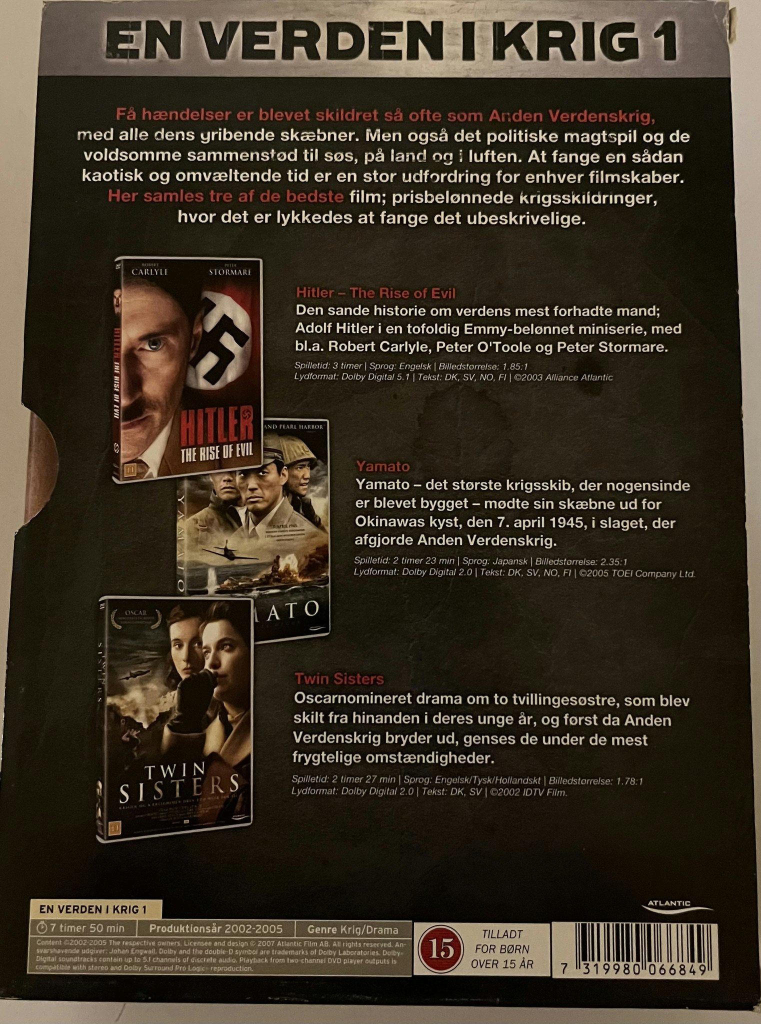 DVD Box - En Verden i Krig 1