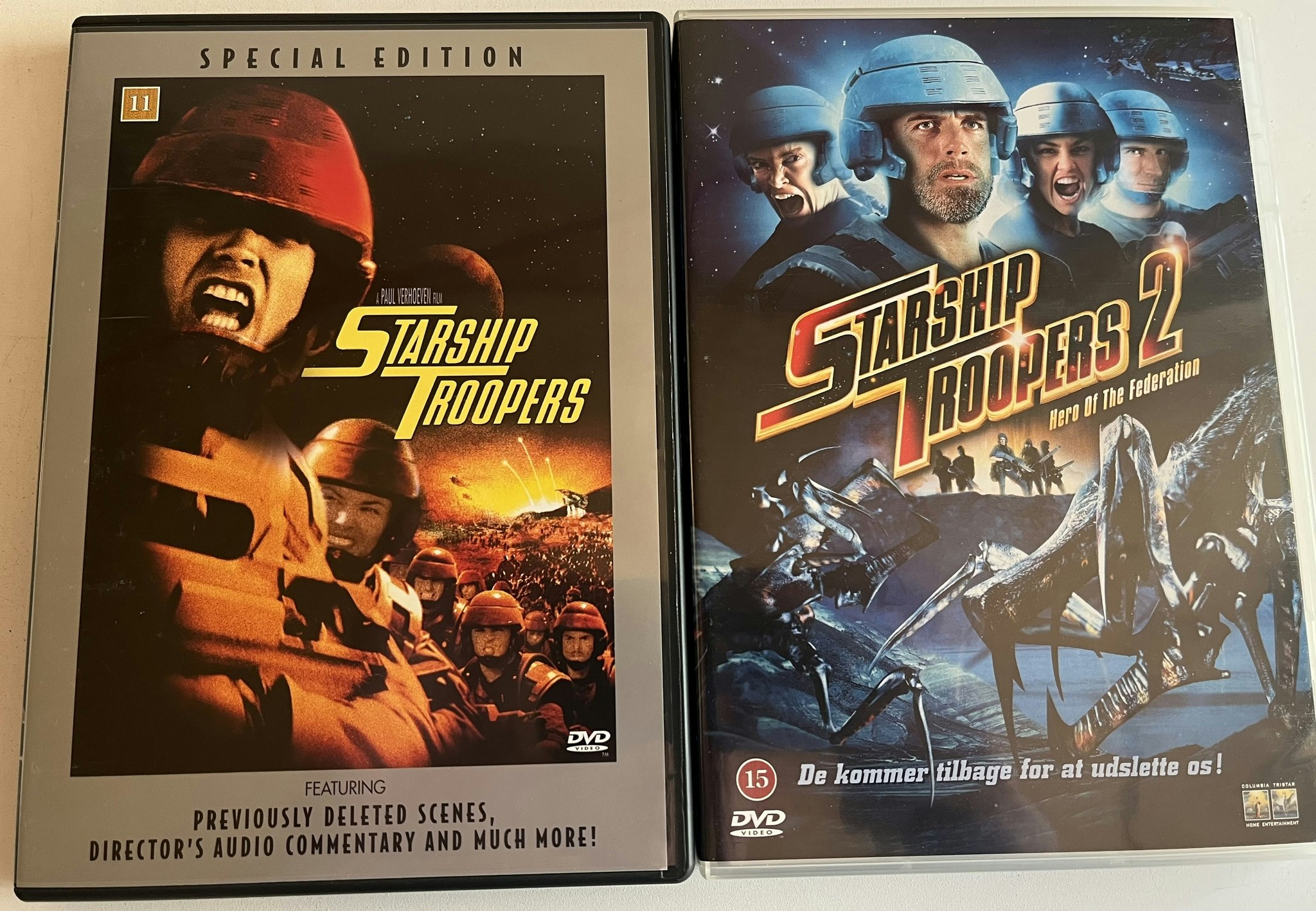 DVD box - Starship Troopers 1+2