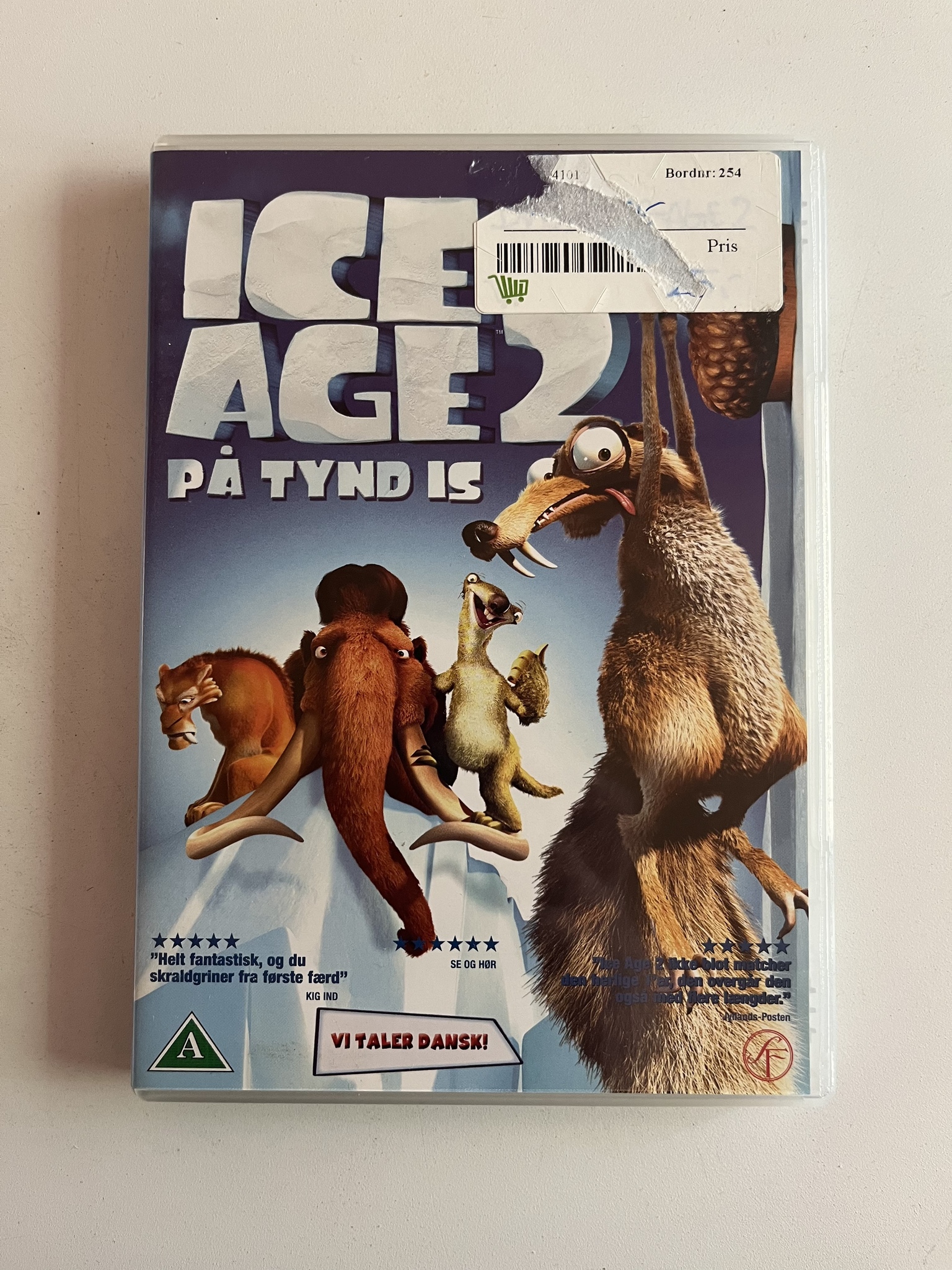 læbe Tanke skulder DVD - Ice Age 2 - ShopGenbrug
