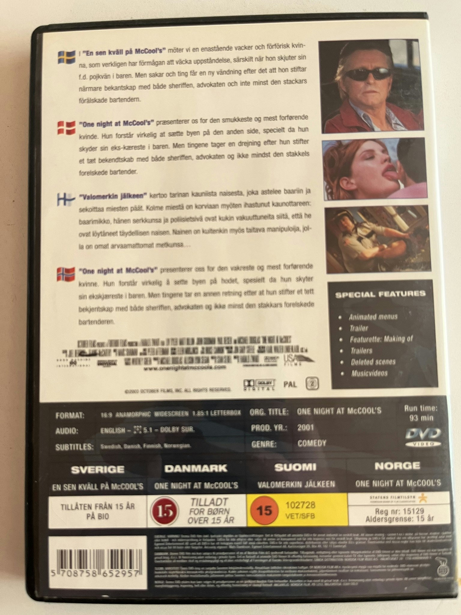 DVD - One night at McCool’s