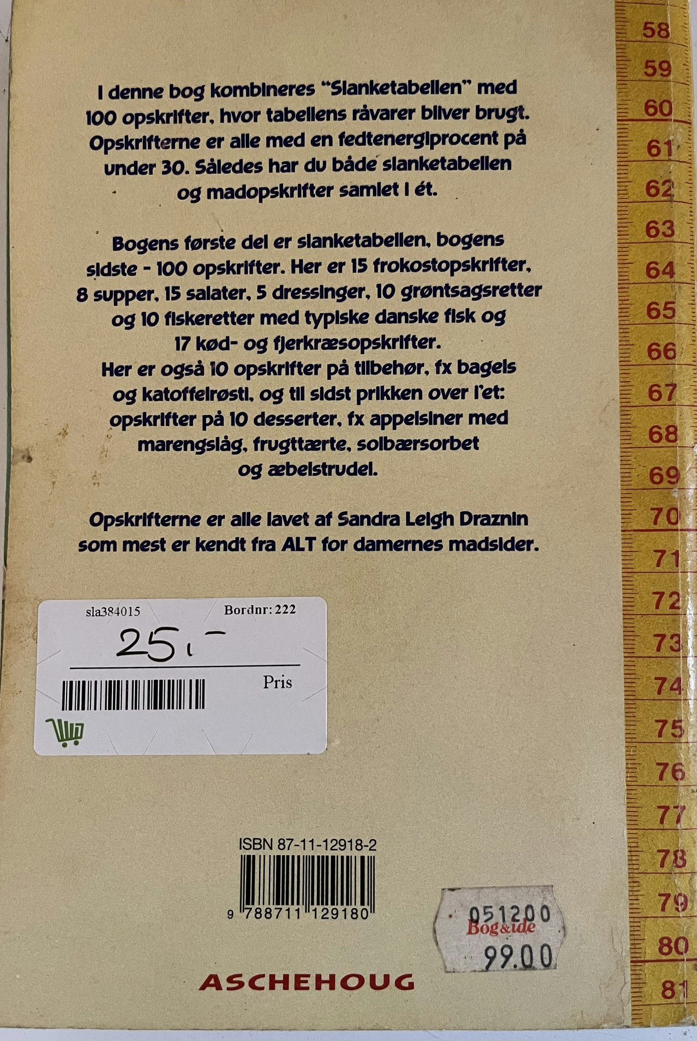 Bog - Slanketabel & 100 opskrifter